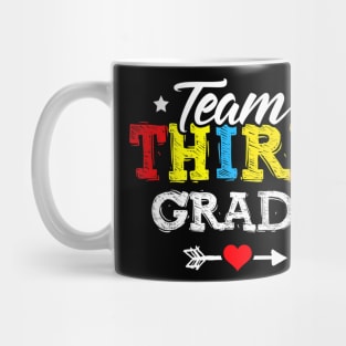 Team Third Grade Teacher Student Kids Back To School Mug